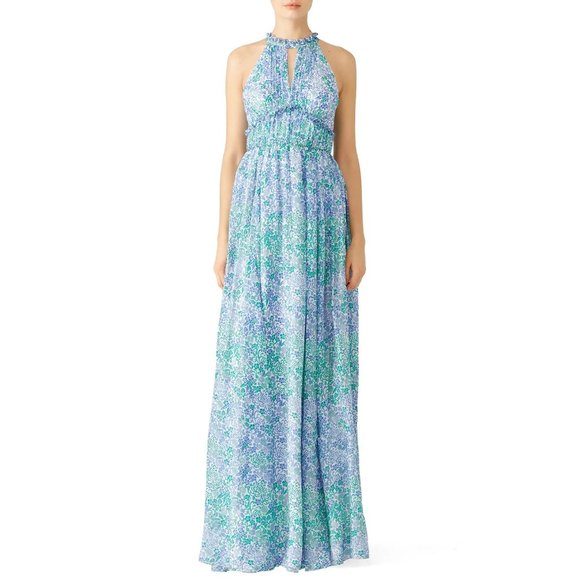 Shoshanna Printed Esther Maxi Dress 4